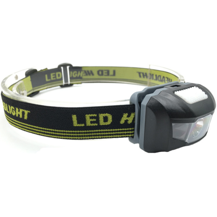 Linterna frontal AC LED ZK20 luz roja y blanca