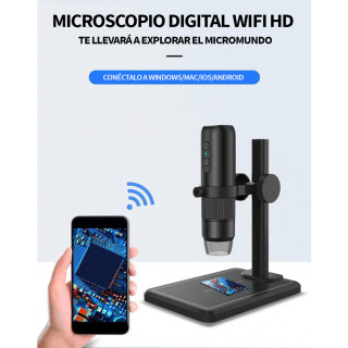 Microscopio digital compacto MS5 1600x Wi-Fi