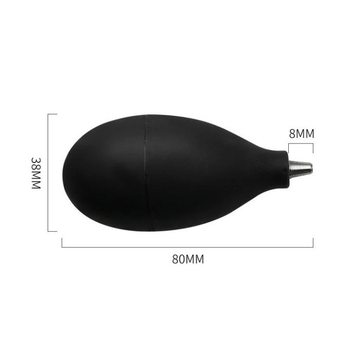 PERA SOPLADORA DE AIRE PARA LA LIMPIEZA DE LENTES (NEGRO)