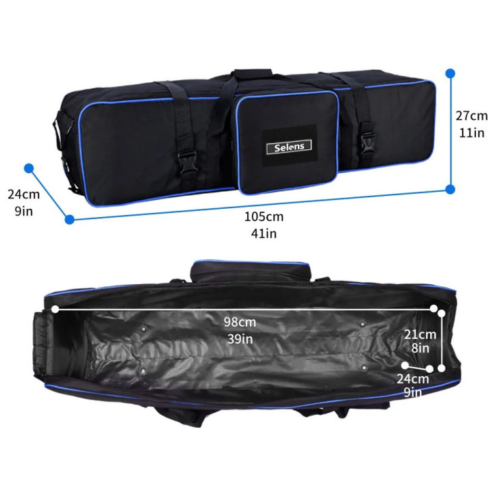 BOLSA DE TRANSPORTE SELENS PARA TUBOS, MONTURAS Y TRIPODES