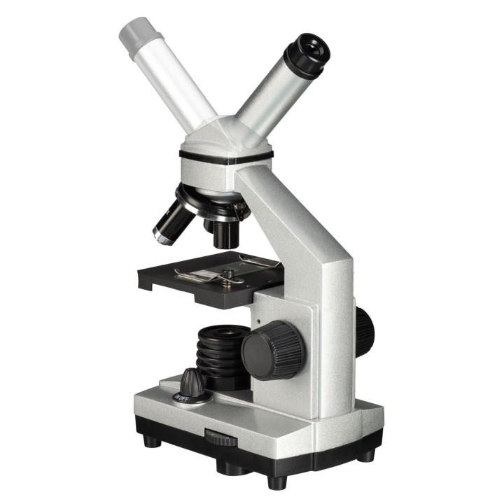 Microscopio biológico BRESSER Junior 40–1024x con cámara HD