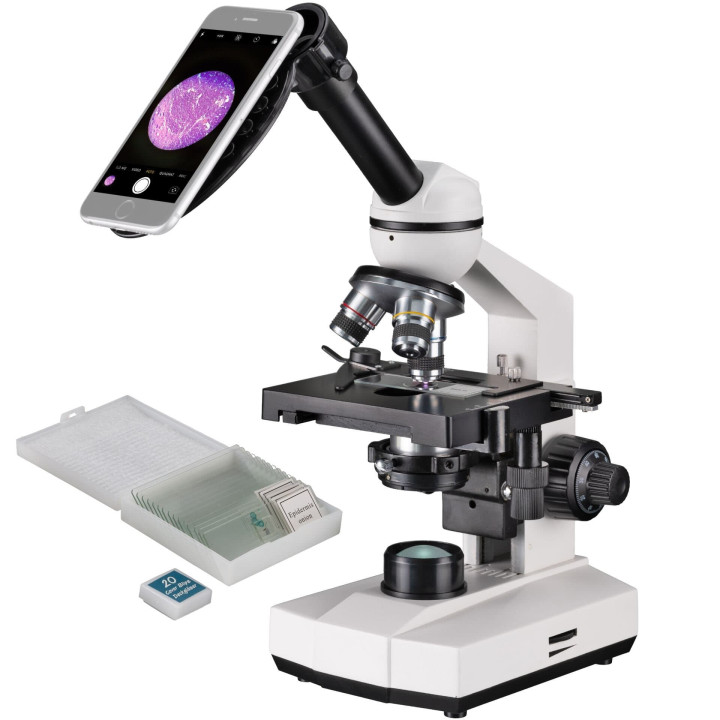 Microscopio biológico BRESSER Erudit Basic Mono 40–400x