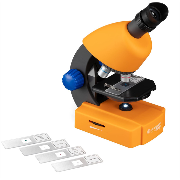 Microscopio BRESSER Junior 40X-640X con maleta