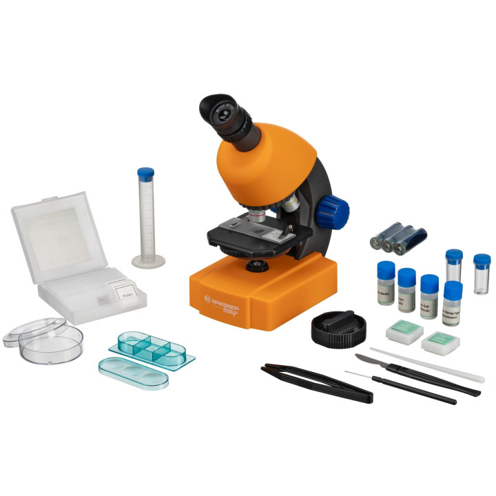 Microscopio BRESSER Junior 40X-640X con maleta