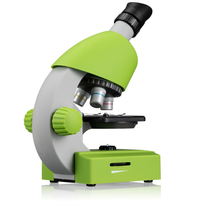Microscopio BRESSER Junior 40X-640X verde