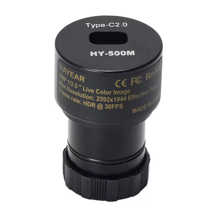 Cámara digital para microscopio HY-500M USB CMOS 5.0 MP