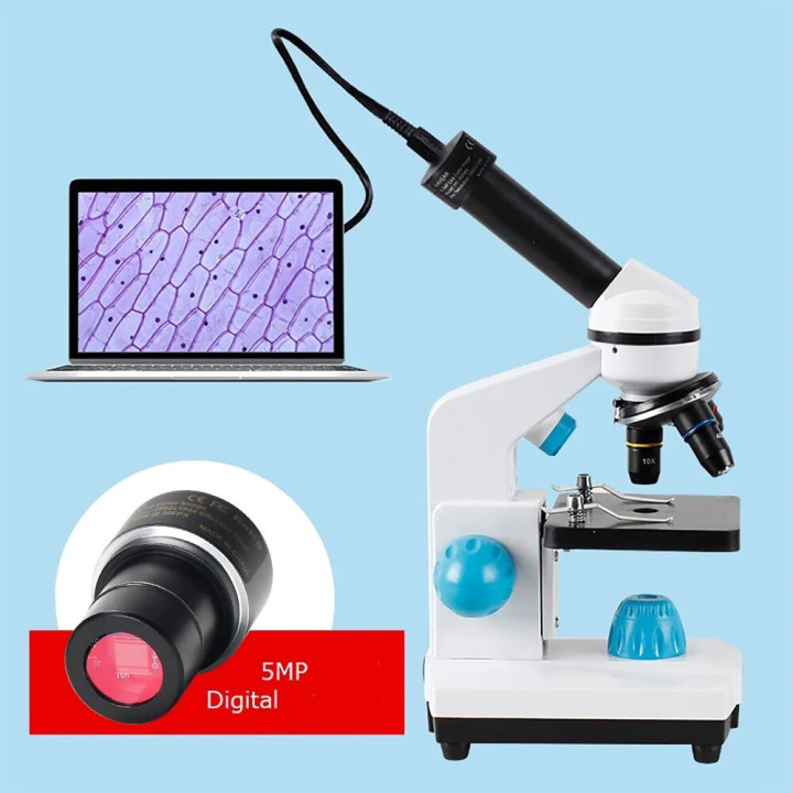 Cámara digital para microscopio HY-500M USB CMOS 5.0 MP