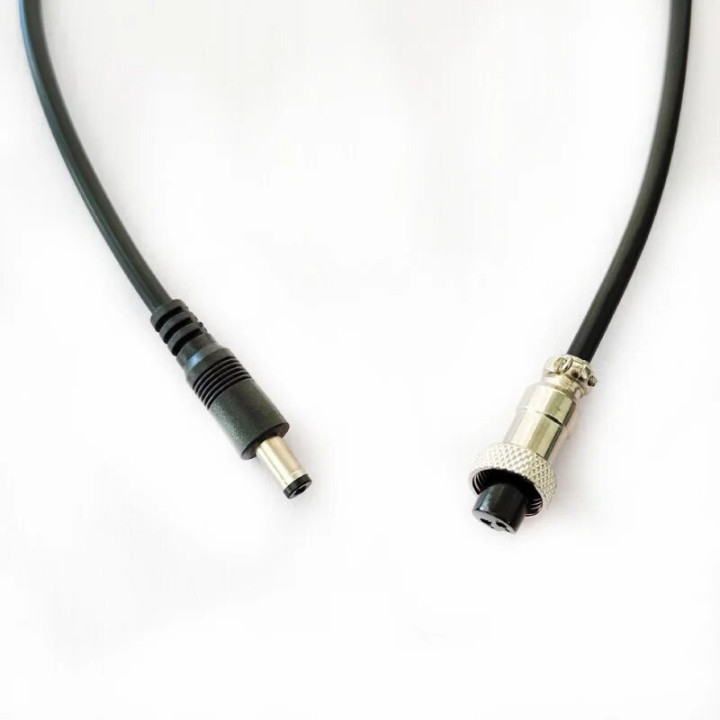 CABLE DE ALIMENTACIÓN AC PARA MONTURAS SKY-WATCHER AZ-EQ5/6, EQ6-R, EQ8/8R (50 CM) CON ADAPTADOR