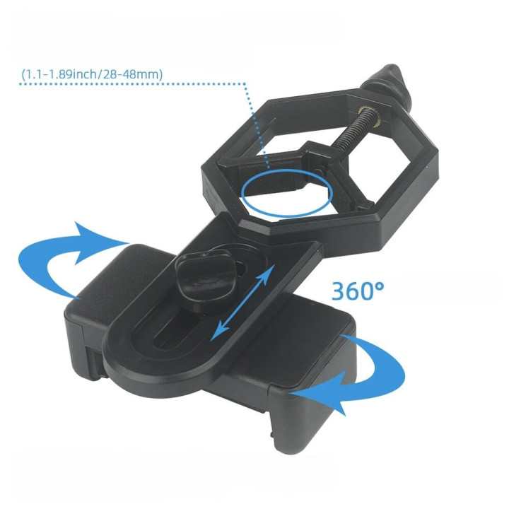 ADAPTADOR UNIVERSAL FOTO BÁSICO PLÁSTICO CON RESORTE
