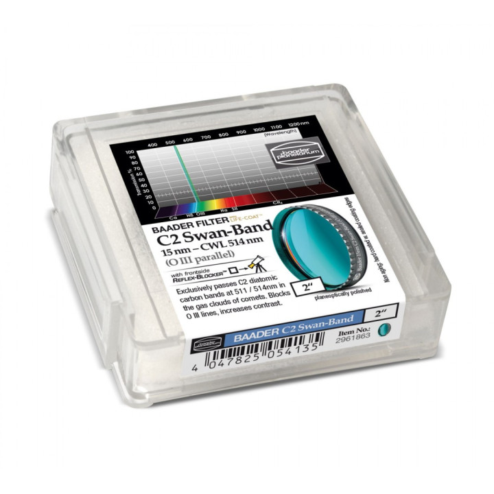 FILTRO C2 SWAN-BAND OIII 2" BAADER PLANETARIUM