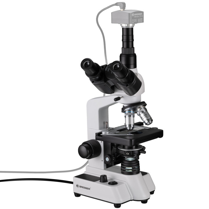 Microscopio estereoscópico BRESSER Researcher Trino 40–1000x