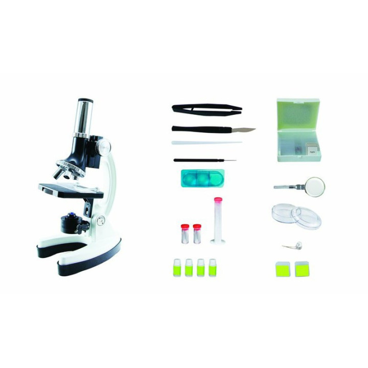 Kit de microscopio biológico Celestron 28 piezas con maleta
