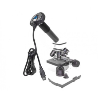 Microscopio biológico TS MXM P7 40–640x con cámara