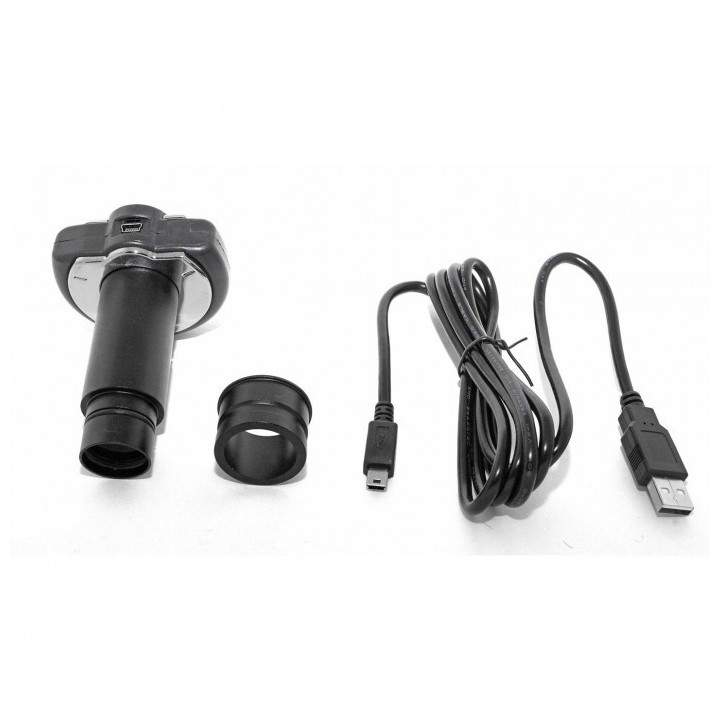 Microscopio biológico TS MXM P7 40–640x con cámara