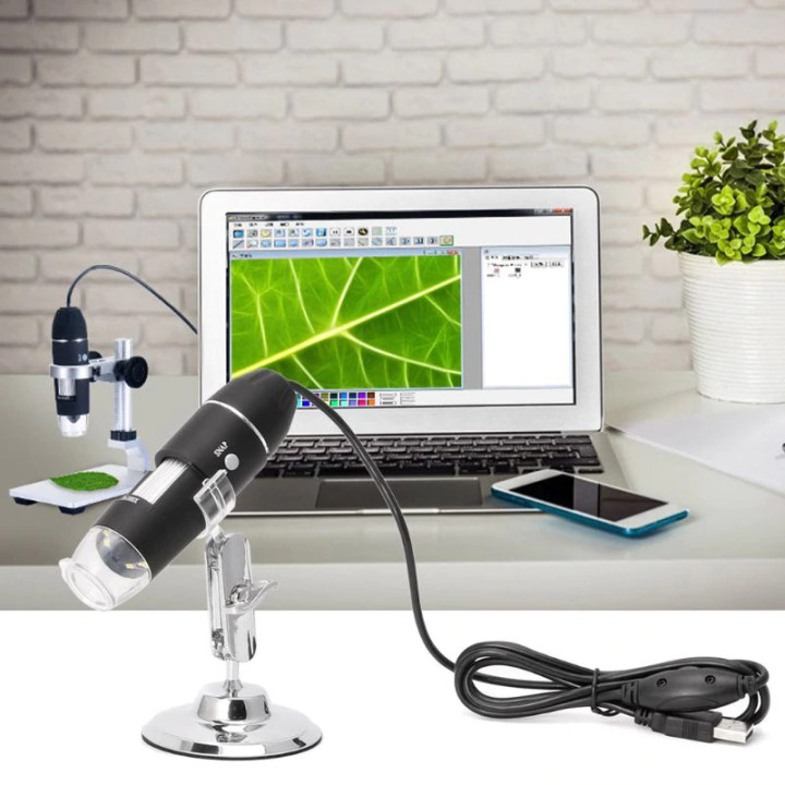 Microscopio digital compacto 0.3 MP USB 1600x