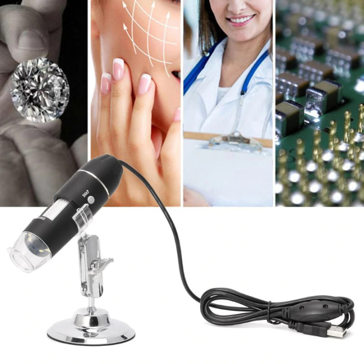 Microscopio digital compacto 0.3 MP USB 1600x