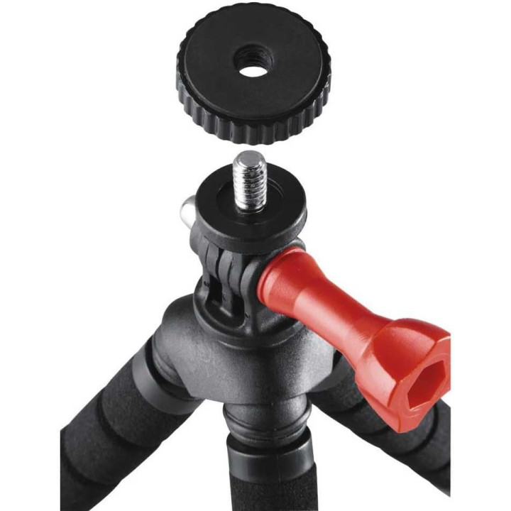 Minitrípode Hama Flex 2 en 1 14 cm