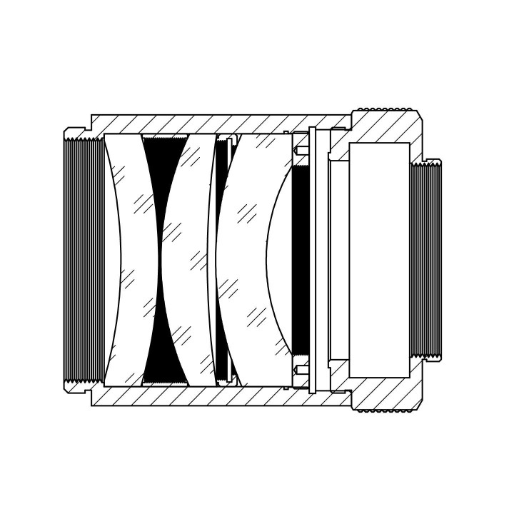 REDUCTOR TS PHOTOLINE 2.5" 0.8X PARA PHOTOLINE 115 F7