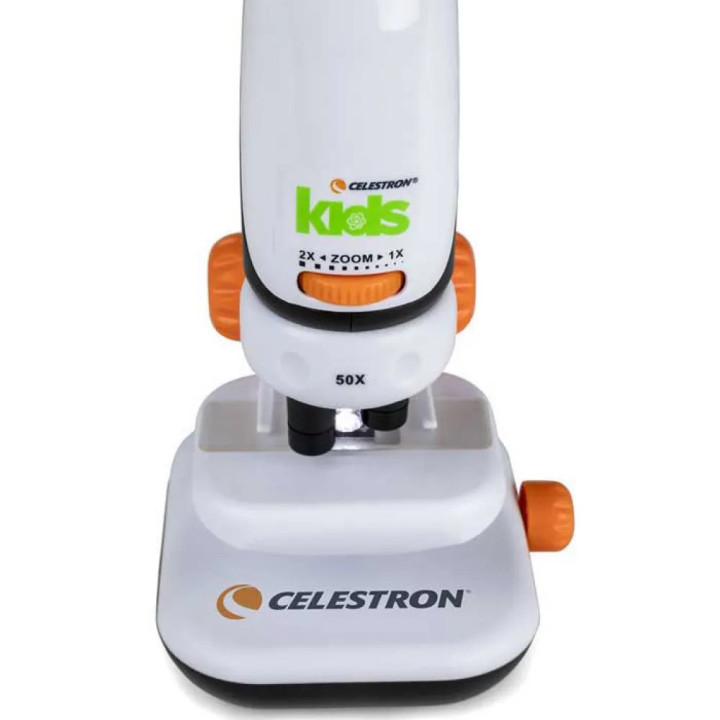 Microscopio Celestron Kids con adaptador para smartphone
