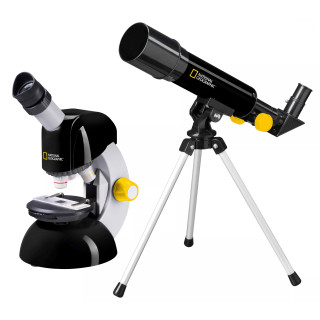 Set telescopio y microscopio National Geographic
