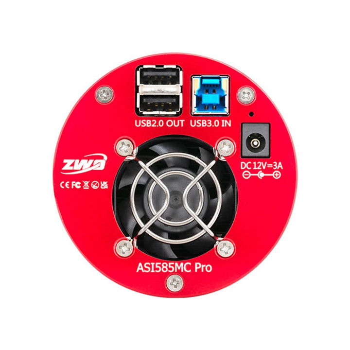 CAMARA CMOS ZWO COLOR ASI585MM-P REFRIGERADA
