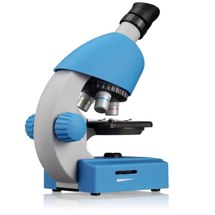 Microscopio BRESSER Junior 40X-640X azul