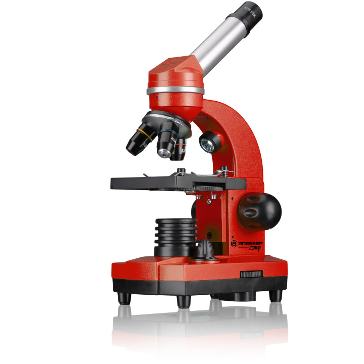Microscopio biológico BRESSER Junior Biolux Set rojo