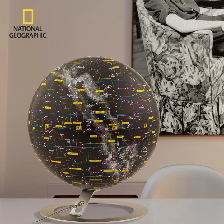 Globo celeste National Geographic con mapa de constelaciones Heaven