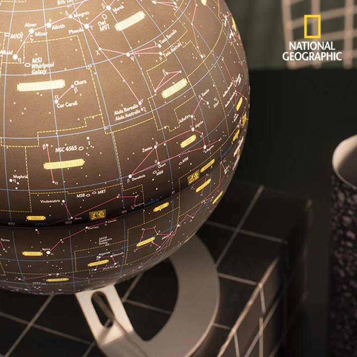 Globo celeste National Geographic con mapa de constelaciones Heaven