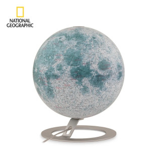 Globo lunar National Geographic con mapa de la Luna